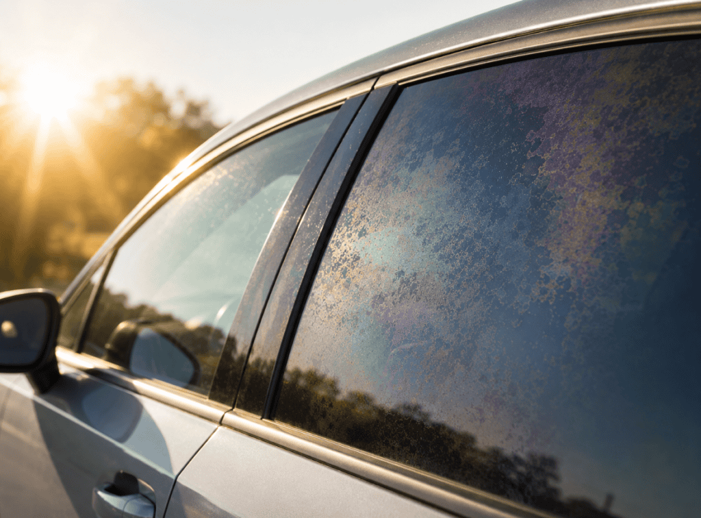 Window Tint Discolouration
